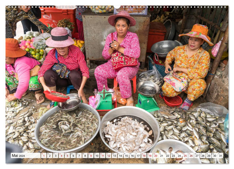 Kingdom of Cambodia (CALVENDO wall calendar 2024) 