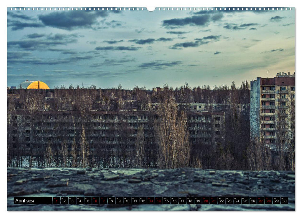 Chernobyl - Pripyat - The radioactive ghost town (CALVENDO Premium Wall Calendar 2024) 