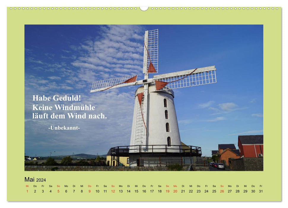 Wisdom of life backed up with pictures (CALVENDO Premium Wall Calendar 2024) 