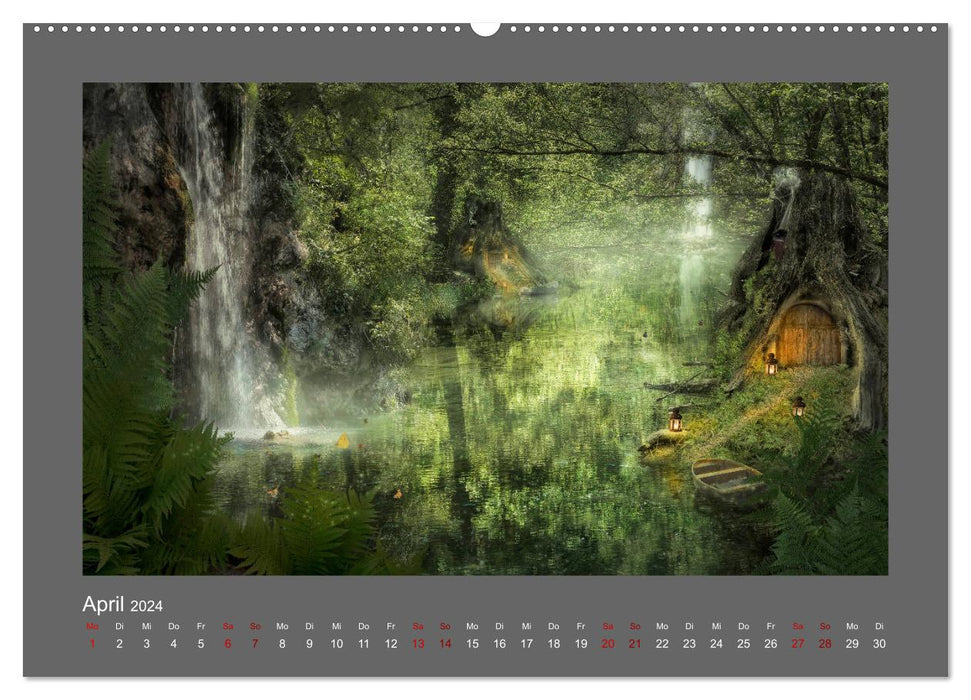 Forest secrets (CALVENDO wall calendar 2024) 