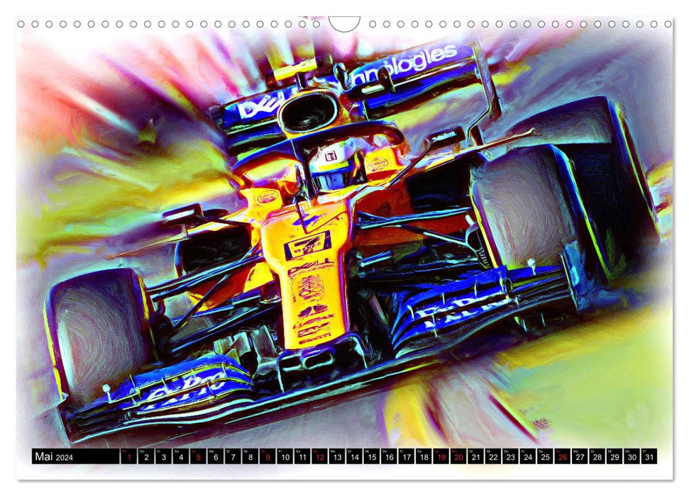 Kimi, Nico, Max and more (CALVENDO wall calendar 2024) 