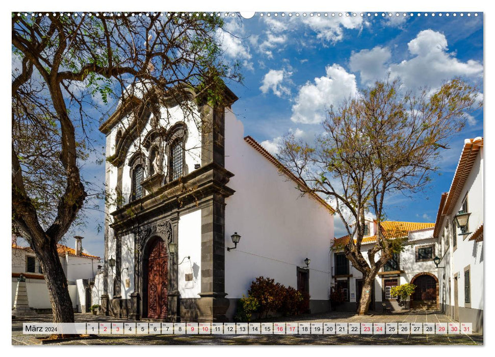 Madeira The City of Funchal (CALVENDO Premium Wall Calendar 2024) 