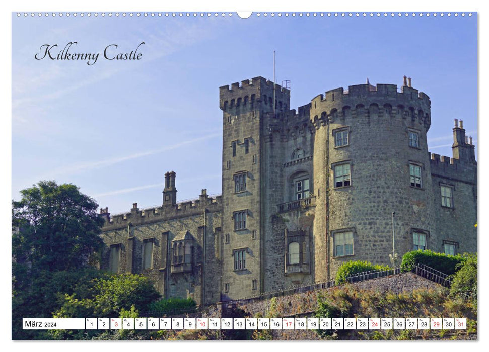 Ireland - Abbeys and Castles (CALVENDO Wall Calendar 2024) 