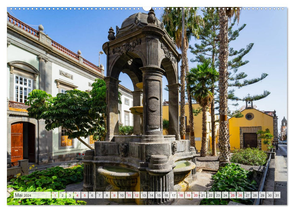 Gran Canaria Die Stadt Las Palmas (CALVENDO Wandkalender 2024)