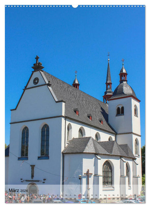 Églises de Cologne (calendrier mural CALVENDO 2024) 