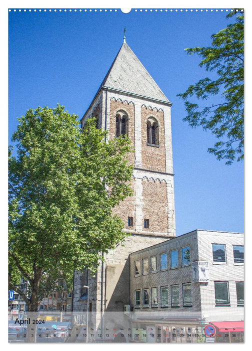 Églises de Cologne (calendrier mural CALVENDO 2024) 