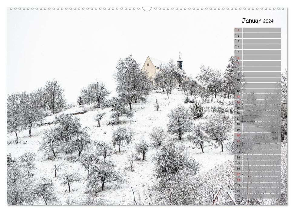 Rund um die Wurmlinger Kapelle (CALVENDO Wandkalender 2024)