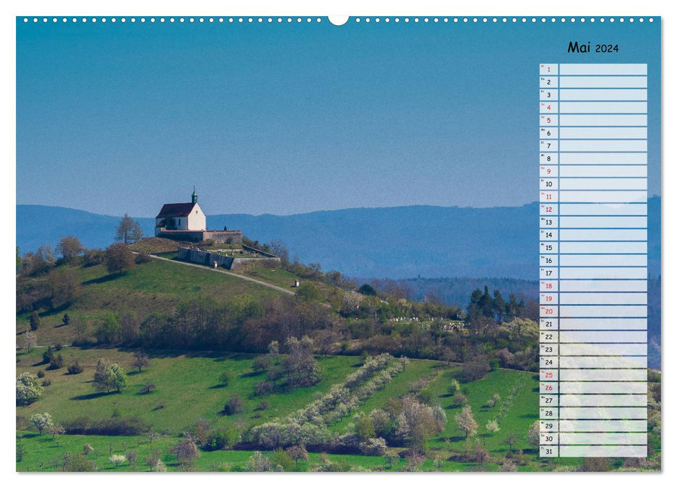 Around the Wurmlinger Chapel (CALVENDO wall calendar 2024) 