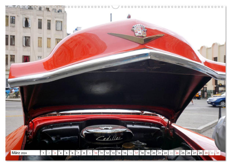 Cadillac Eldorado – Pièce dorée sur roues (Calvendo Premium Calendrier mural 2024) 