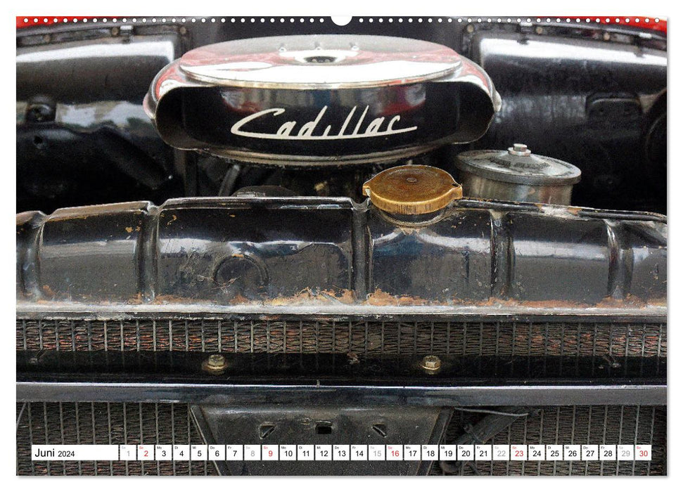 Cadillac Eldorado – Pièce dorée sur roues (Calvendo Premium Calendrier mural 2024) 