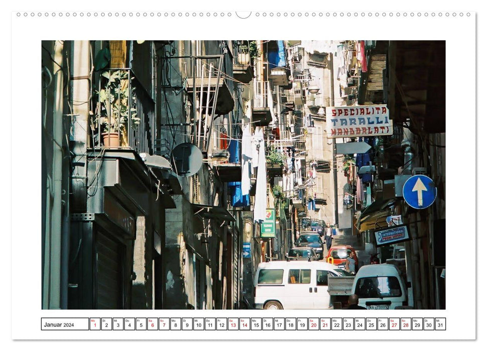 Neapel - Stadt der Gegensätze (CALVENDO Premium Wandkalender 2024)
