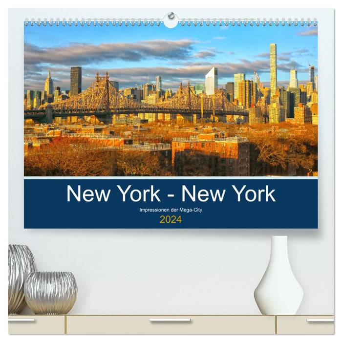 New York - New York. Impressionen der Mega-City (CALVENDO Premium Wandkalender 2024)
