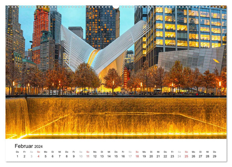 New York, New York. Impressions de la mégapole (Calendrier mural CALVENDO Premium 2024) 
