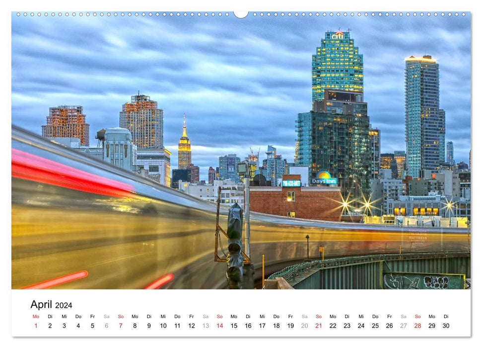 New York - New York. Impressions of the Mega City (CALVENDO Premium Wall Calendar 2024) 