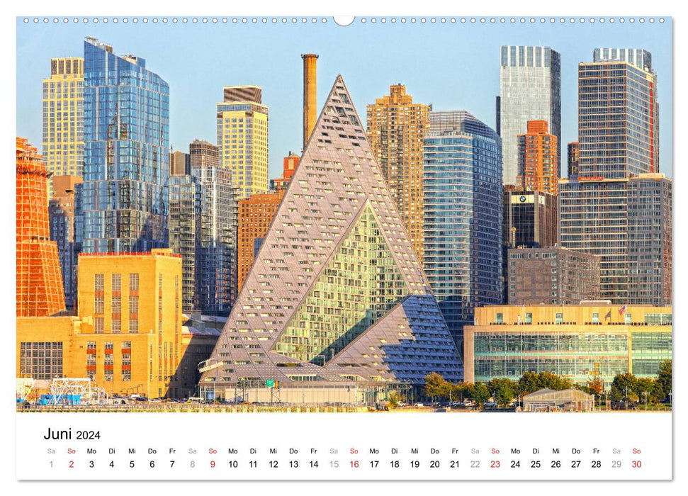 New York - New York. Impressions of the Mega City (CALVENDO Premium Wall Calendar 2024) 