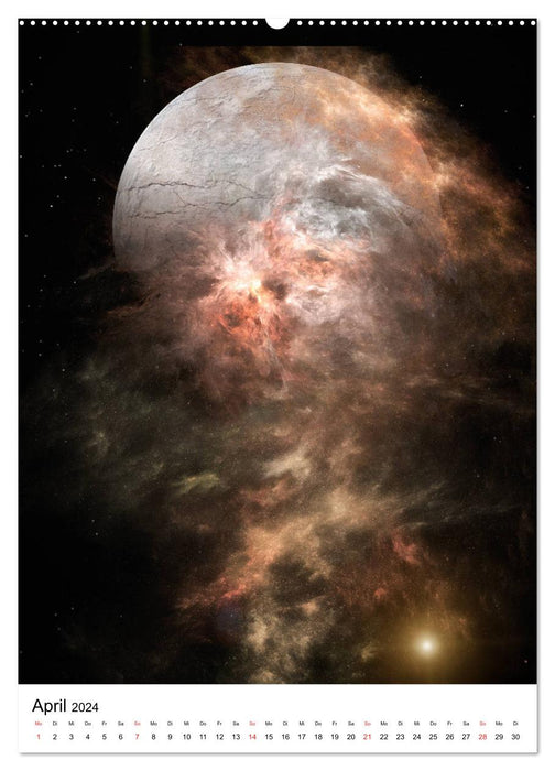 Notre univers un voyage interstellaire (Calendrier mural CALVENDO 2024) 