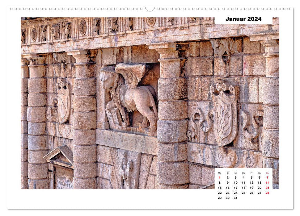 Zadar, Adriatic port in the sunlight (CALVENDO wall calendar 2024) 