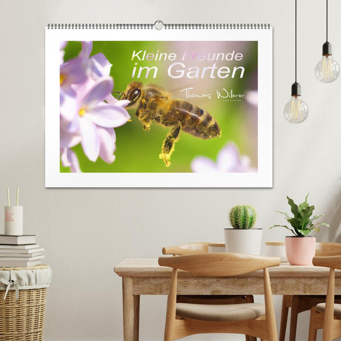 Little friends in the garden (CALVENDO wall calendar 2024) 