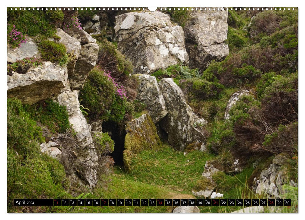 Slieve League Klippen die höchsten Klippen von Irland (CALVENDO Wandkalender 2024)