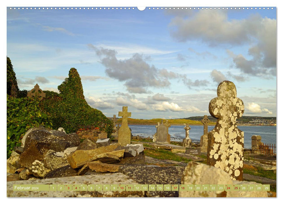 Awesome Silence – Cimetières en Irlande (Calvendo Premium Wall Calendar 2024) 