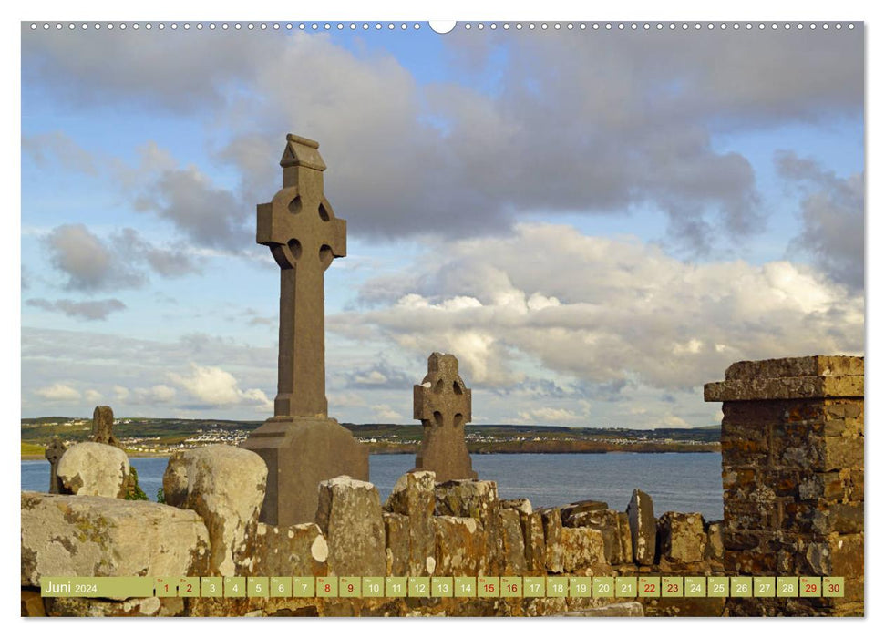 Awesome Silence – Cimetières en Irlande (Calvendo Premium Wall Calendar 2024) 