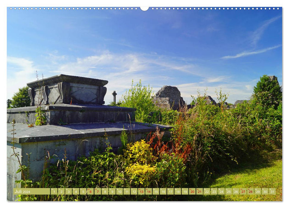 Ehrfürchtige Stille - Friedhöfe in Irland (CALVENDO Premium Wandkalender 2024)