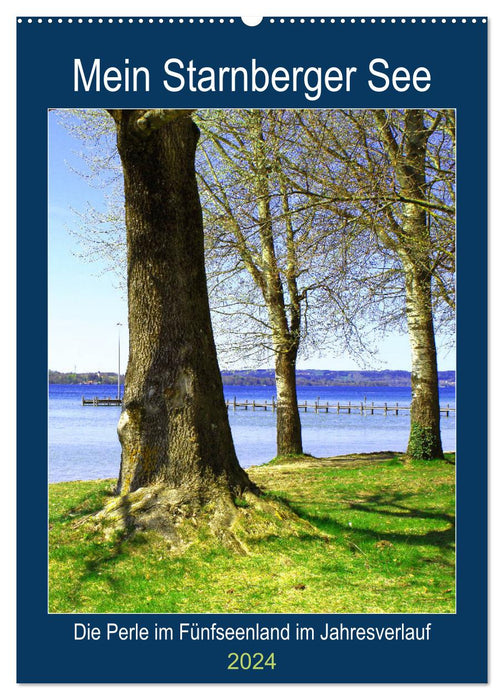 Mon lac de Starnberg - La perle de la région des Cinq Lacs au cours de l'année (calendrier mural CALVENDO 2024) 