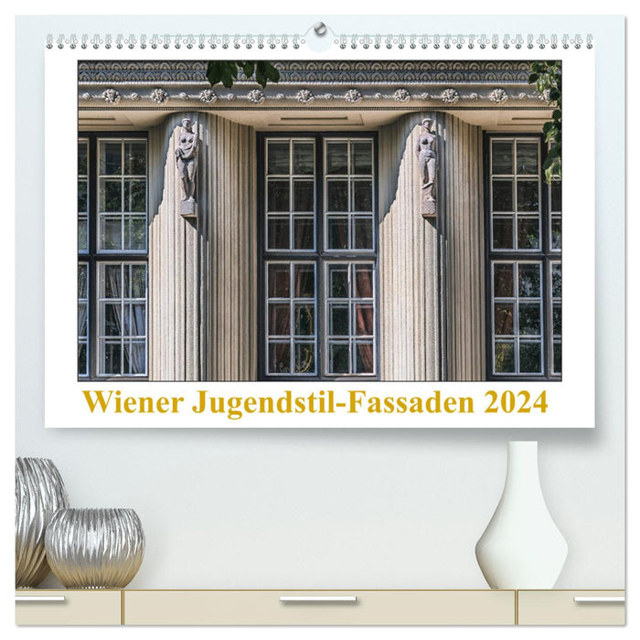 Façades viennoises Art Nouveau (Calvendo Premium Wall Calendar 2024) 