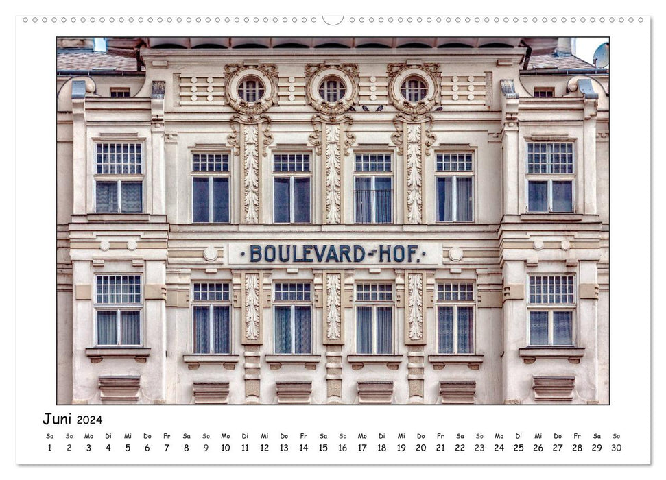 Wiener Jugendstil-Fassaden (CALVENDO Premium Wandkalender 2024)