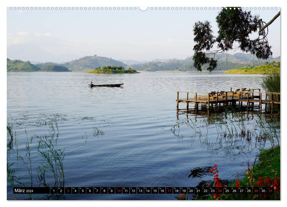 Africa's Pearl Uganda (CALVENDO Wall Calendar 2024) 