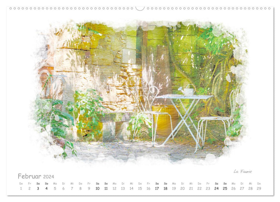 Périgord Romantique (Calendrier mural CALVENDO 2024) 