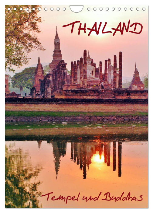 Thailand - Tempel und Buddhas (CALVENDO Wandkalender 2024)