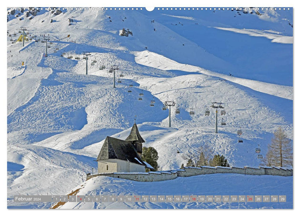 AROSA im Winter (CALVENDO Premium Wandkalender 2024)