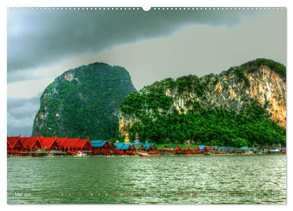Thailands Süden (CALVENDO Premium Wandkalender 2024)