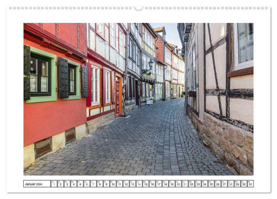 Halberstadt - Ihr Tor zum Harz (CALVENDO Premium Wandkalender 2024)