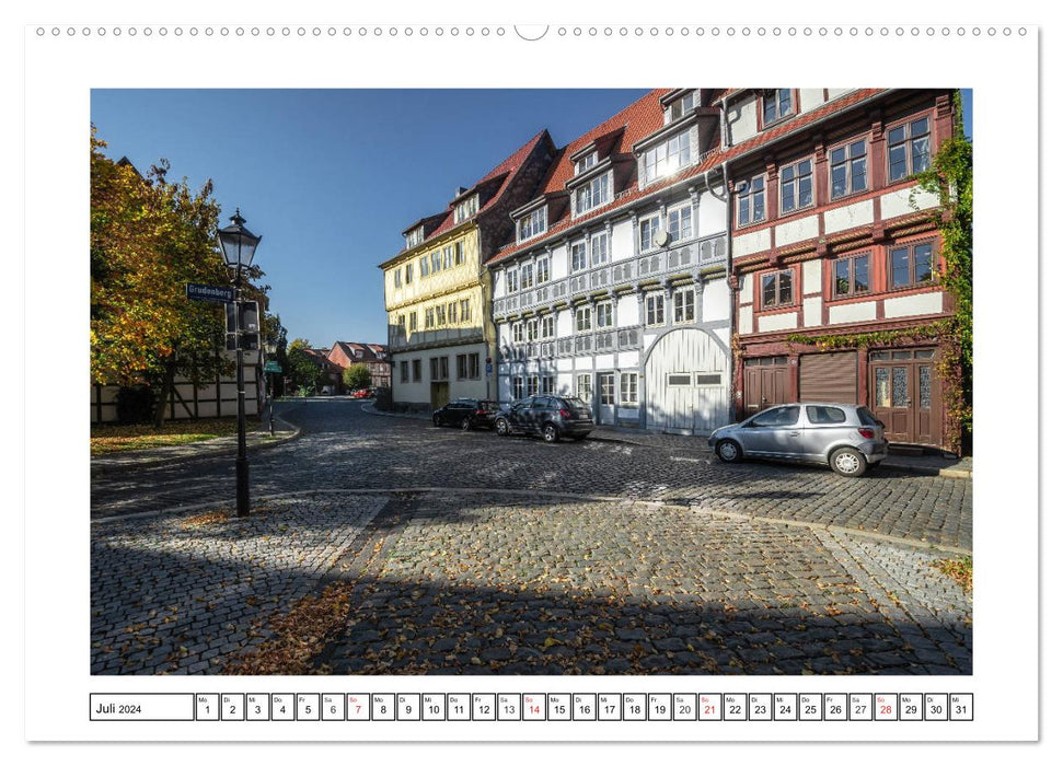 Halberstadt - votre porte d'entrée vers le Harz (Calendrier mural CALVENDO Premium 2024) 