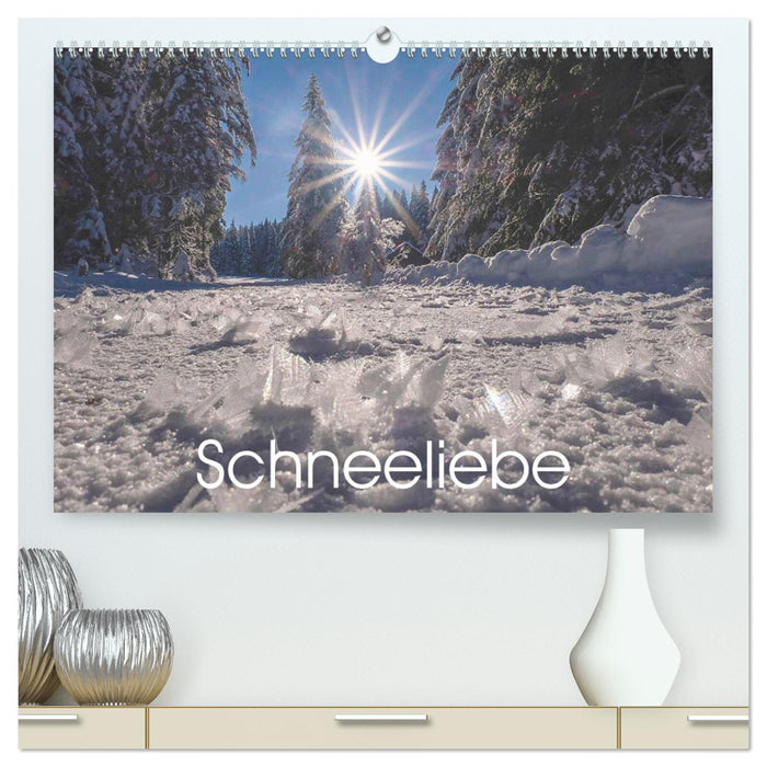 Schneeliebe (CALVENDO Premium Wandkalender 2024)