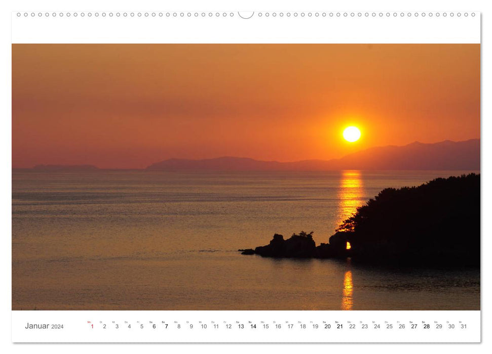 Kyushu - L'île la plus diversifiée du Japon (Calvendo Premium Wall Calendar 2024) 