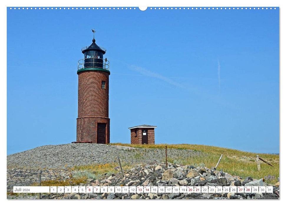 Jours d'été à Langeness (Calendrier mural CALVENDO Premium 2024) 