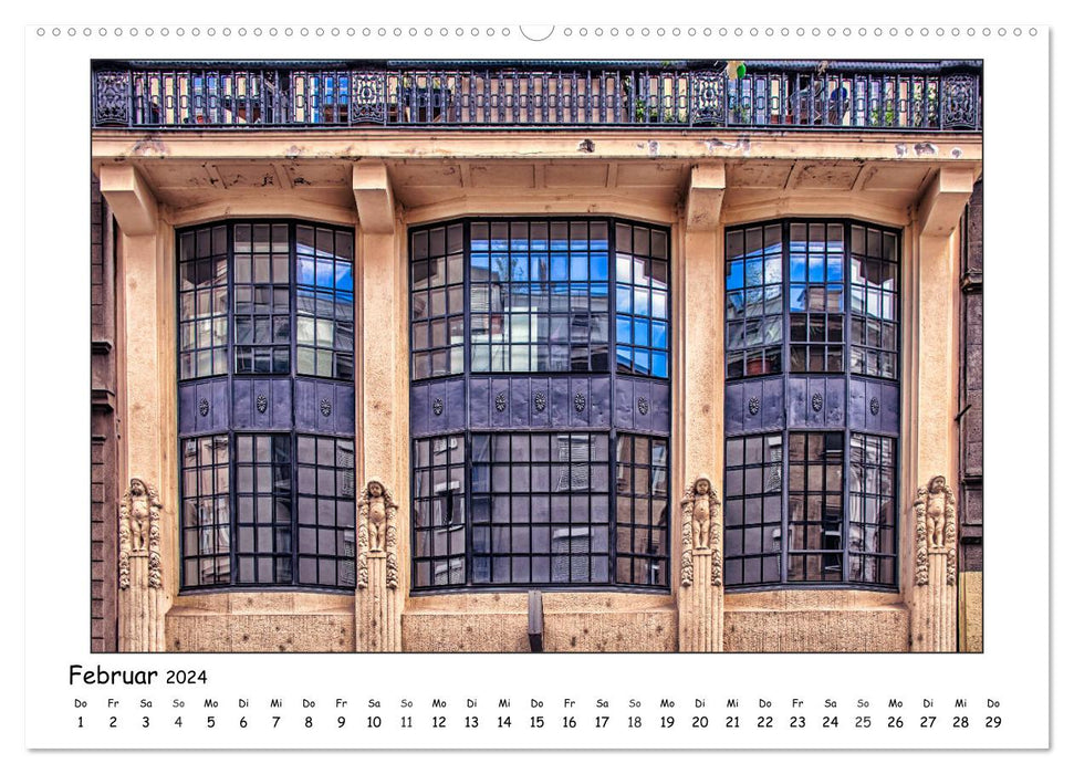 Wiener Jugendstil-Fassaden (CALVENDO Wandkalender 2024)