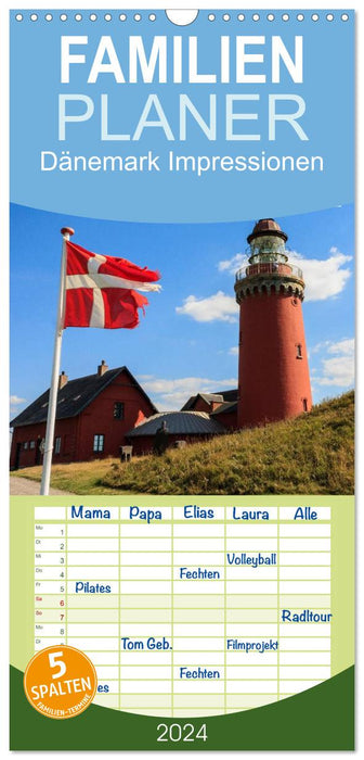 Danemark Impressions (Planificateur familial CALVENDO 2024) 