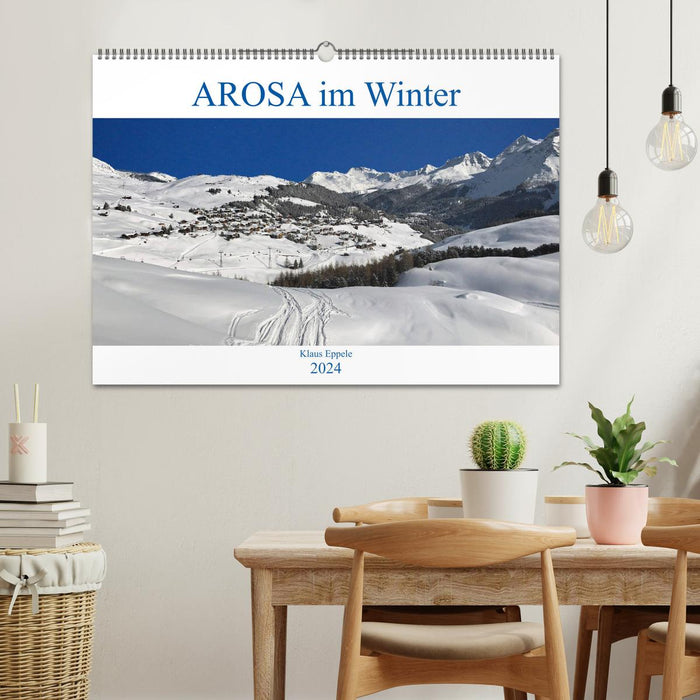 AROSA im Winter (CALVENDO Wandkalender 2024)