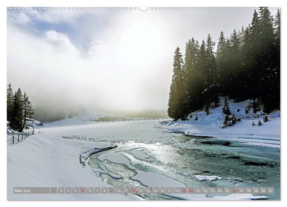 AROSA in winter (CALVENDO wall calendar 2024) 