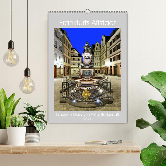 Frankfurt's old town in new splendor by Petrus Bodenstaff (CALVENDO wall calendar 2024) 