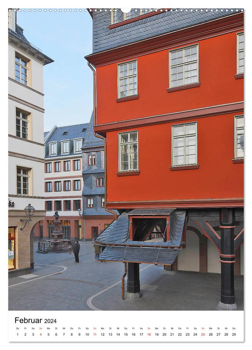 Frankfurt's old town in new splendor by Petrus Bodenstaff (CALVENDO wall calendar 2024) 