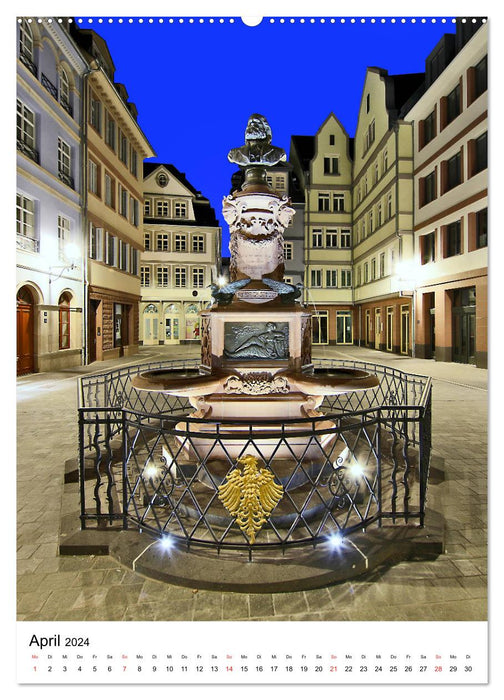 Frankfurt's old town in new splendor by Petrus Bodenstaff (CALVENDO wall calendar 2024) 