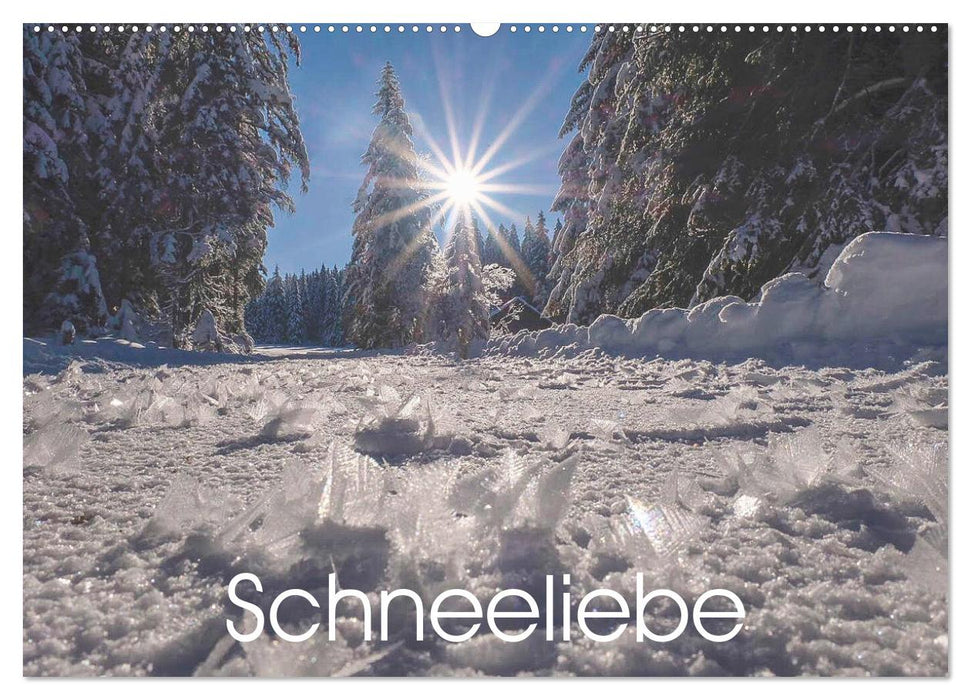 Schneeliebe (CALVENDO Wandkalender 2024)