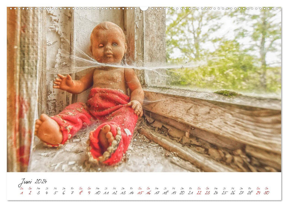 Lost Places - Doors and Windows (CALVENDO Premium Wall Calendar 2024) 