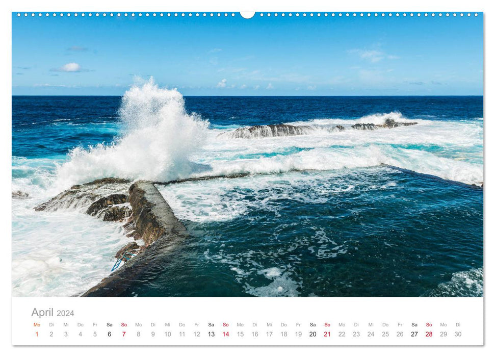 La Gomera – The green pearl of the Canary Islands. (CALVENDO wall calendar 2024) 