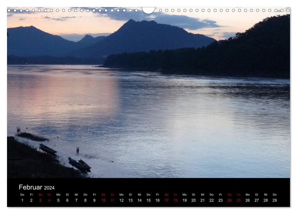 LAOS - mystical Luang Prabang (CALVENDO wall calendar 2024) 